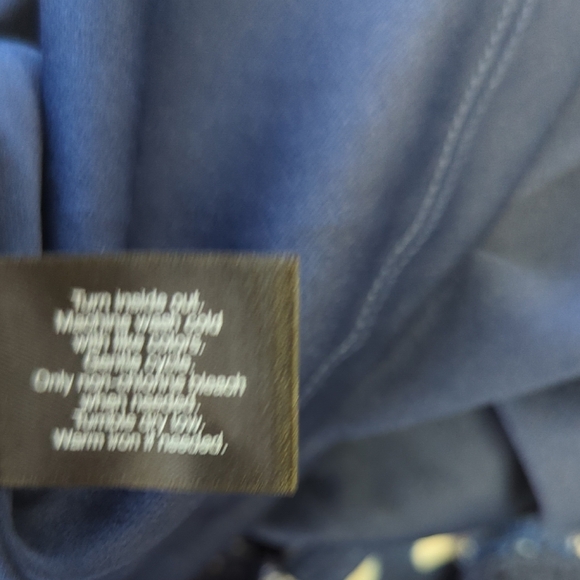 19954 NEW Lane Bryant Polka Dot Maxi Dress Blue White size 20 bohemian casual - Picture 11 of 11